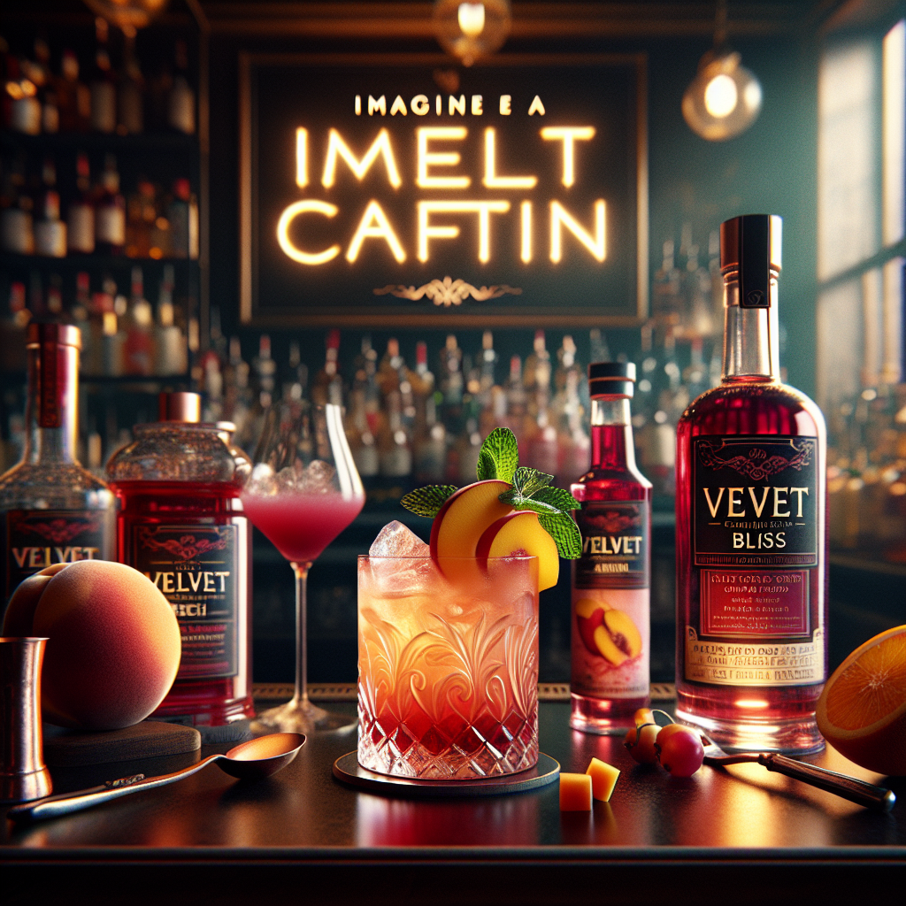 Velvet Peach Bliss Mocktail
