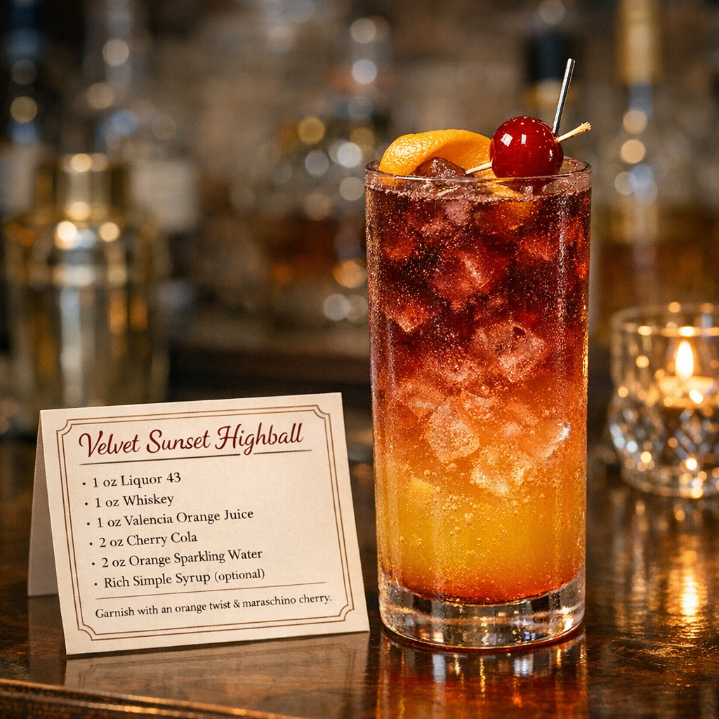 Velvet Sunset Highball
