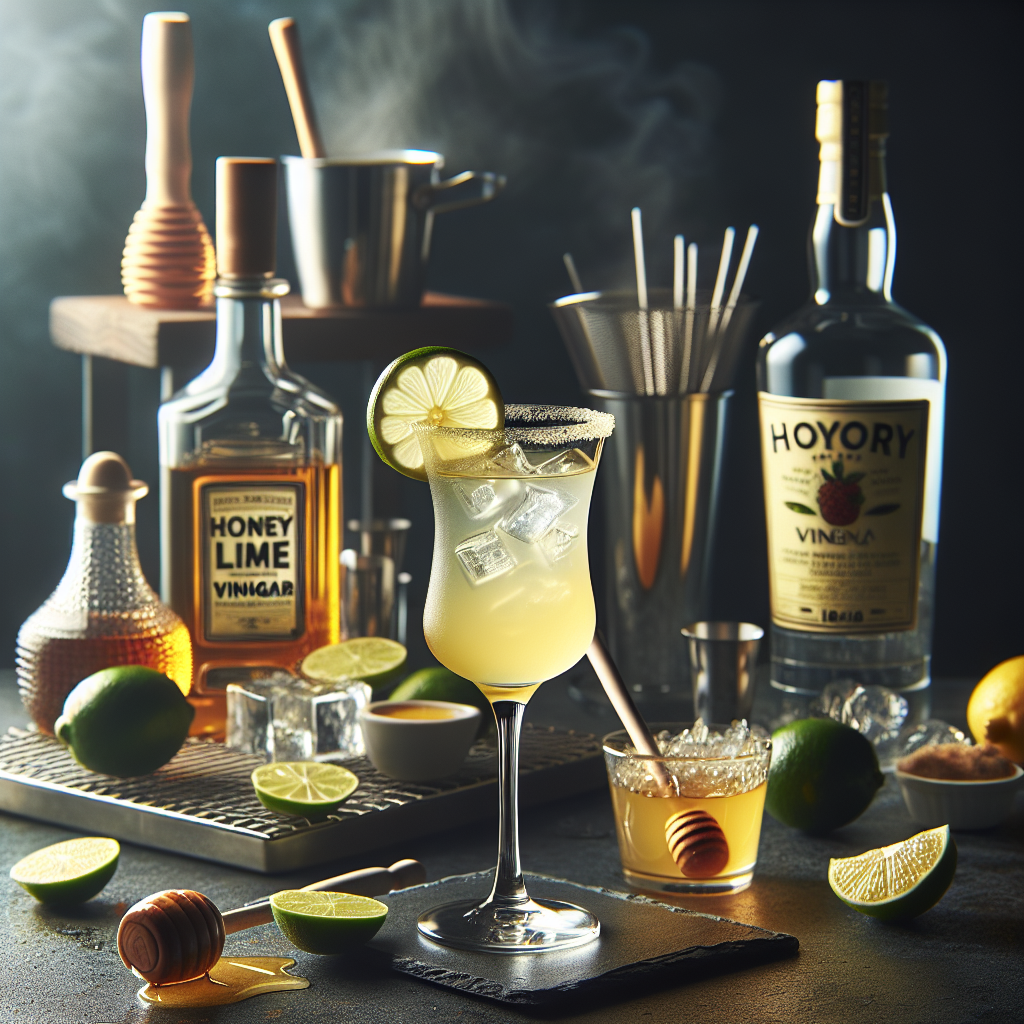 Vodka and Honey Lime Vinegar Cordial Recipe