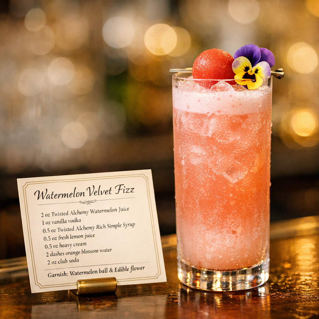 Watermelon Velvet Fizz