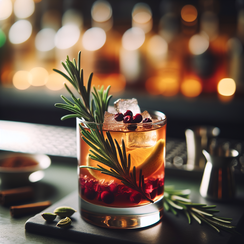 Wintry Whiskey Cranberry Delight